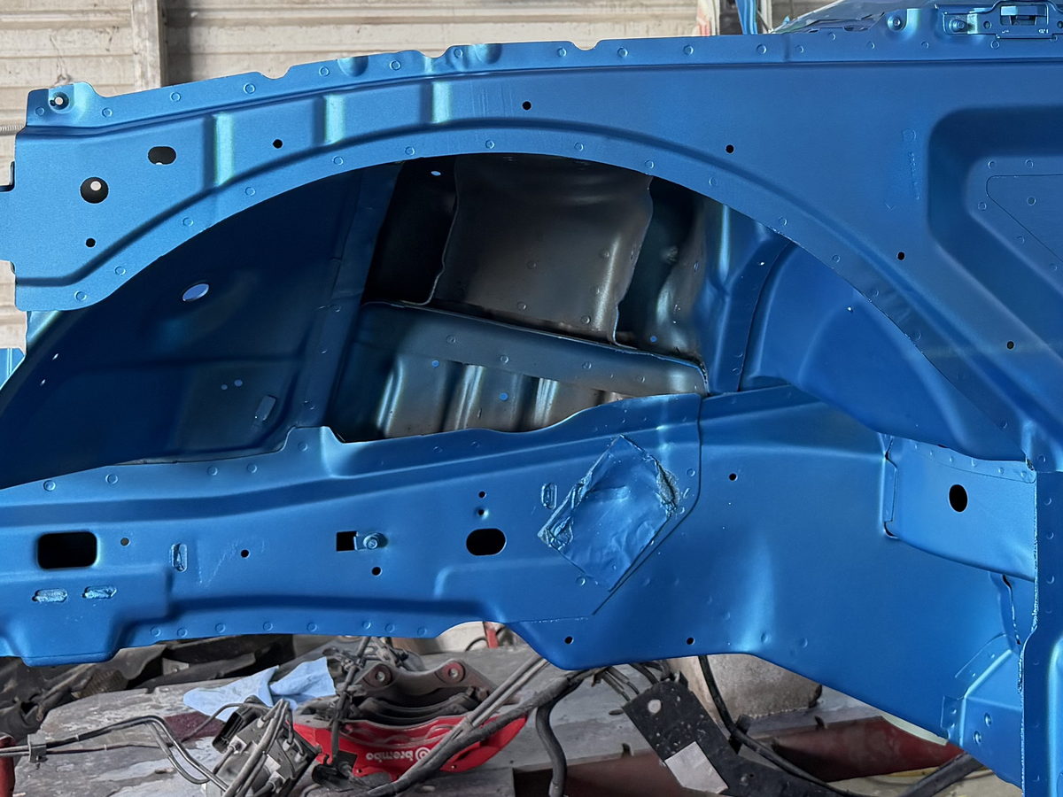 Inner structure sprayed — F&R Auto Body, Tampa
