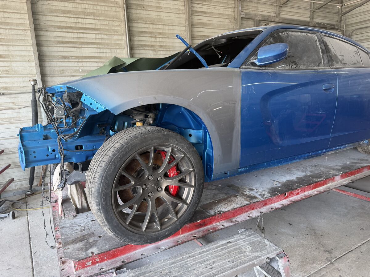 Front end going back together — F&R Auto Body, Tampa